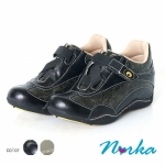 Norka~增高鞋 不敗經典 傳奇再現 時尚運動風 彈性帶 運動鞋 /黑色/灰色