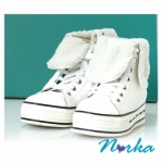 Norka 休閒鞋 潮流運動鞋 時尚運動風 優質運動鞋 / 白色