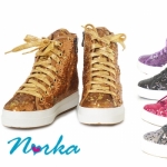 Norka 增高 閃耀休閒鞋 必備亮片鞋 個性時尚 奢華金/閃耀紫/鏡面灰/豔麗桃/鏡面黑