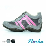 Norka 增高鞋 不敗經典 傳奇再現 時尚運動風 綁帶 優質運動鞋 /黑色/深灰